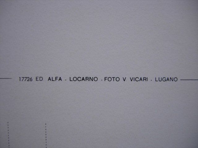 Cartoline postali: Ansichtskarte ungelaufen - Lugano bei Nacht – Usato da Dübendorf venduto da rumpumpel 5