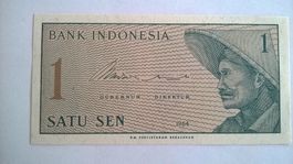 Billet banque Indonésie 1 Sen 1964 UNC