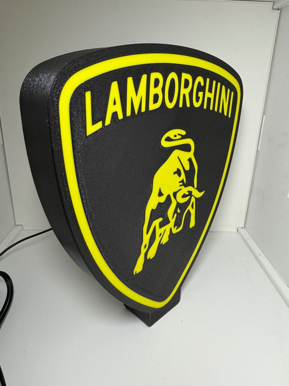Lampade: Lightbox lampe led LOGO LAMBORGHINI – Nuovo (secondo la descrizione) da Vicques venduto da PAMB3D 2