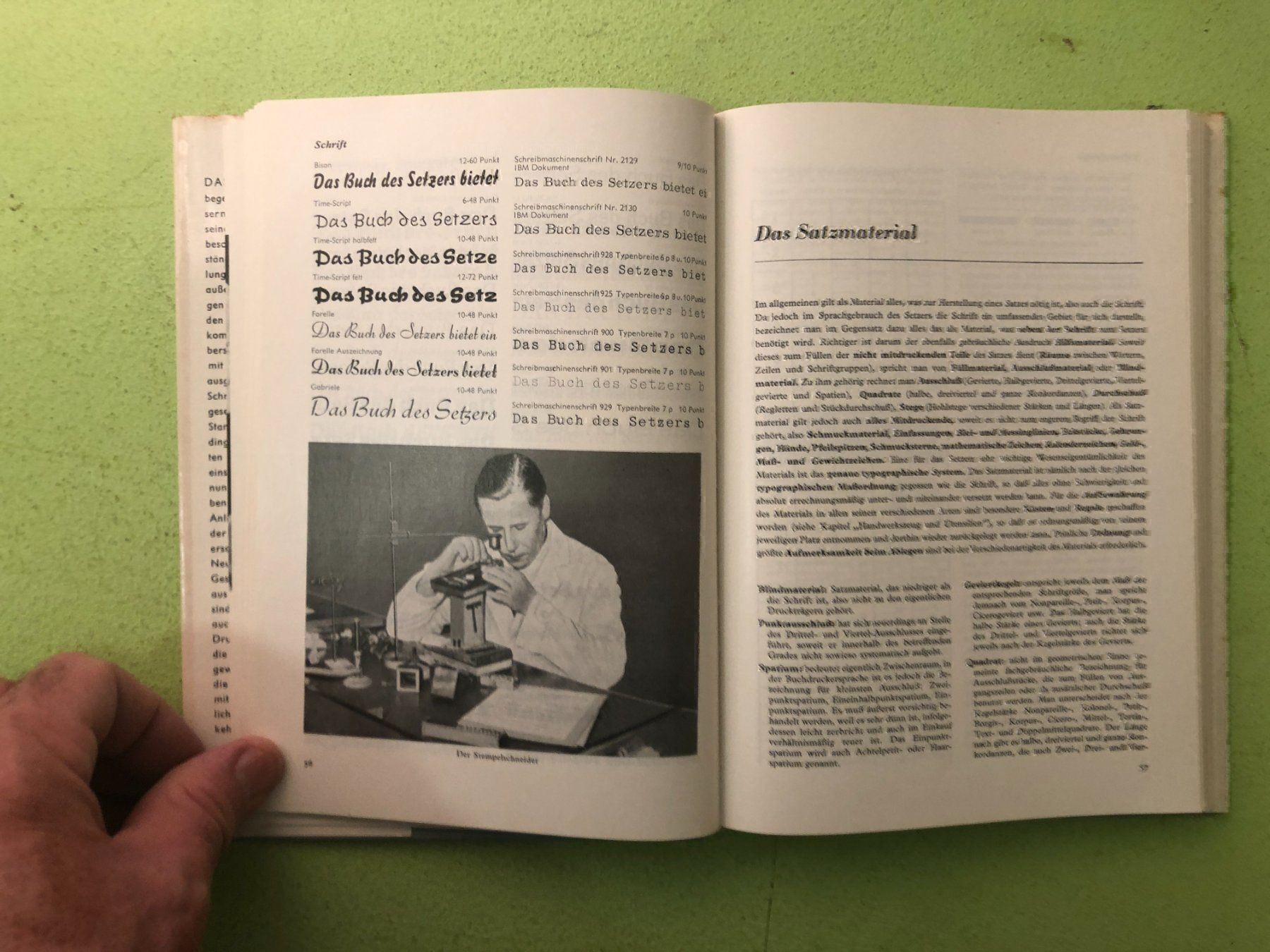 Libri: Fritz Genzmer: Das Buch des Setzers – Usato da Zürich venduto da allp 5