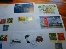 Set modernste FDC Schweiz, 2012, 21 Belege