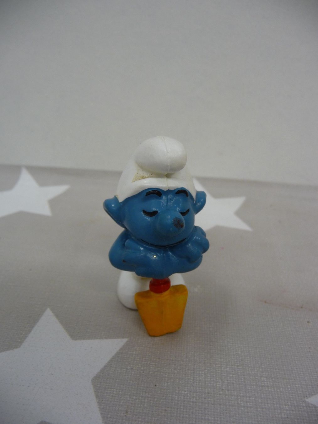 Figuren: Schlumpf Schlümpfe mit Spaten – Gebraucht aus Rafz von Powacaddy