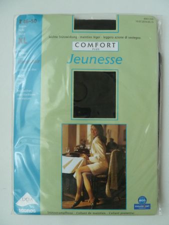 Comfort Jeunesse Strumpfhose leichte Stützwirkung XL schwarz