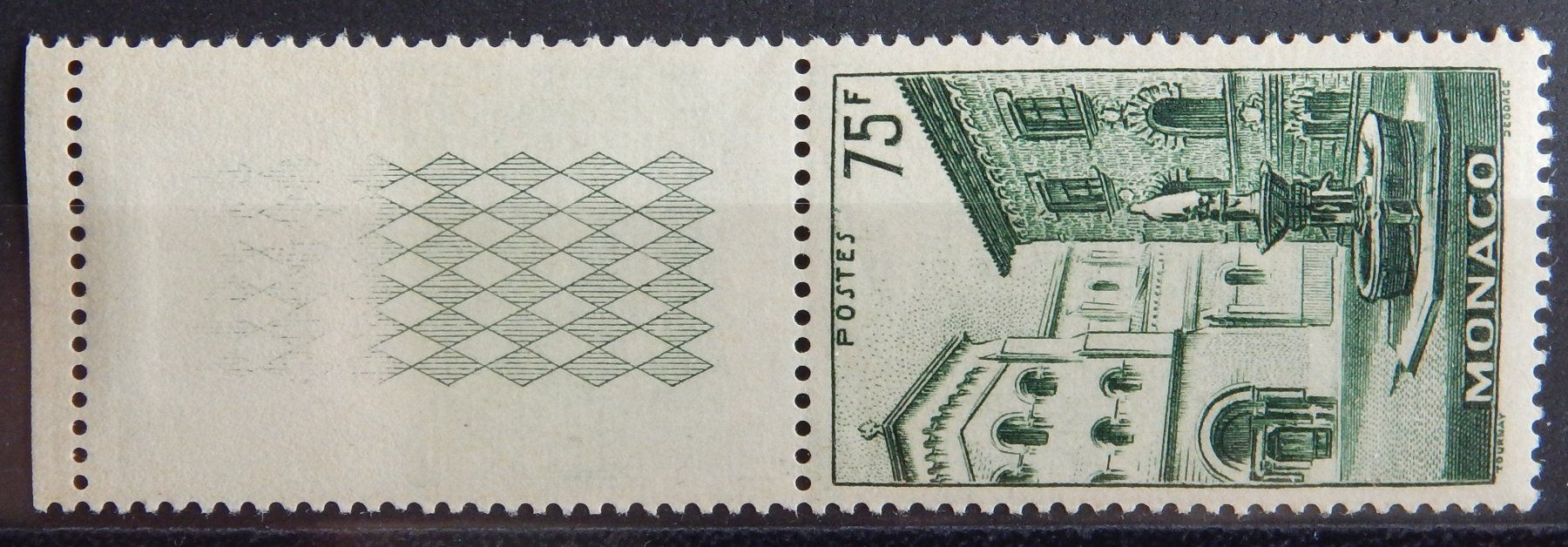 Tutti i francobolli: Monaco Kat. 491 ** 1954 Kat. 25 Euro – Usato da Zürich venduto da Muehlekauf