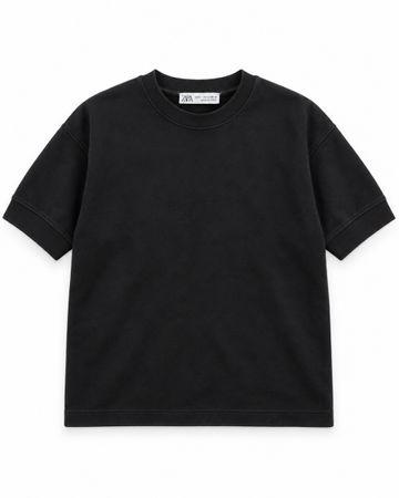 T-Shirt Zara schwarz Baumwolle Grösse S guter Zustand