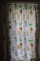 Vorhang, Kinder, neu über CHF 300,  3mx2,60m, Tiere