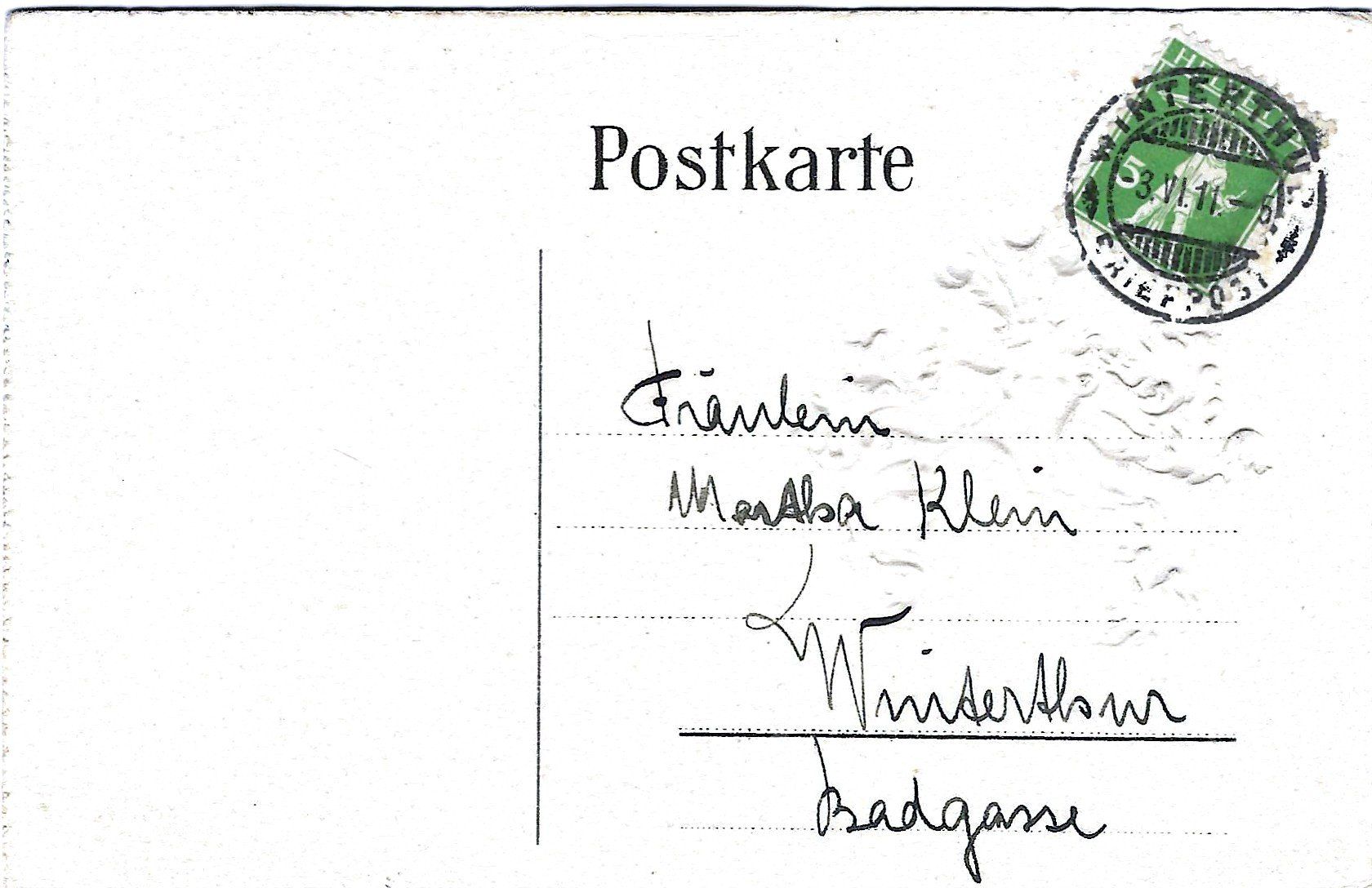 Cartoline postali: Studenten-"Gesang-Verein Technikum Winterthur" – Usato da Buchs AG venduto da Baerfisch 1