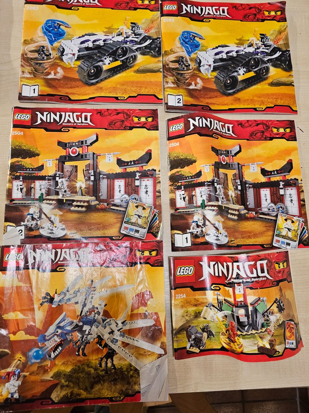 Lego Kit di costruzioni: Lego Ninjago Anleitungen – Usato da Fraubrunnen venduto da mgh_2l2h