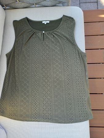 Tom Tailor Top grün Grösse L 93% Polyester 7% Elasthan