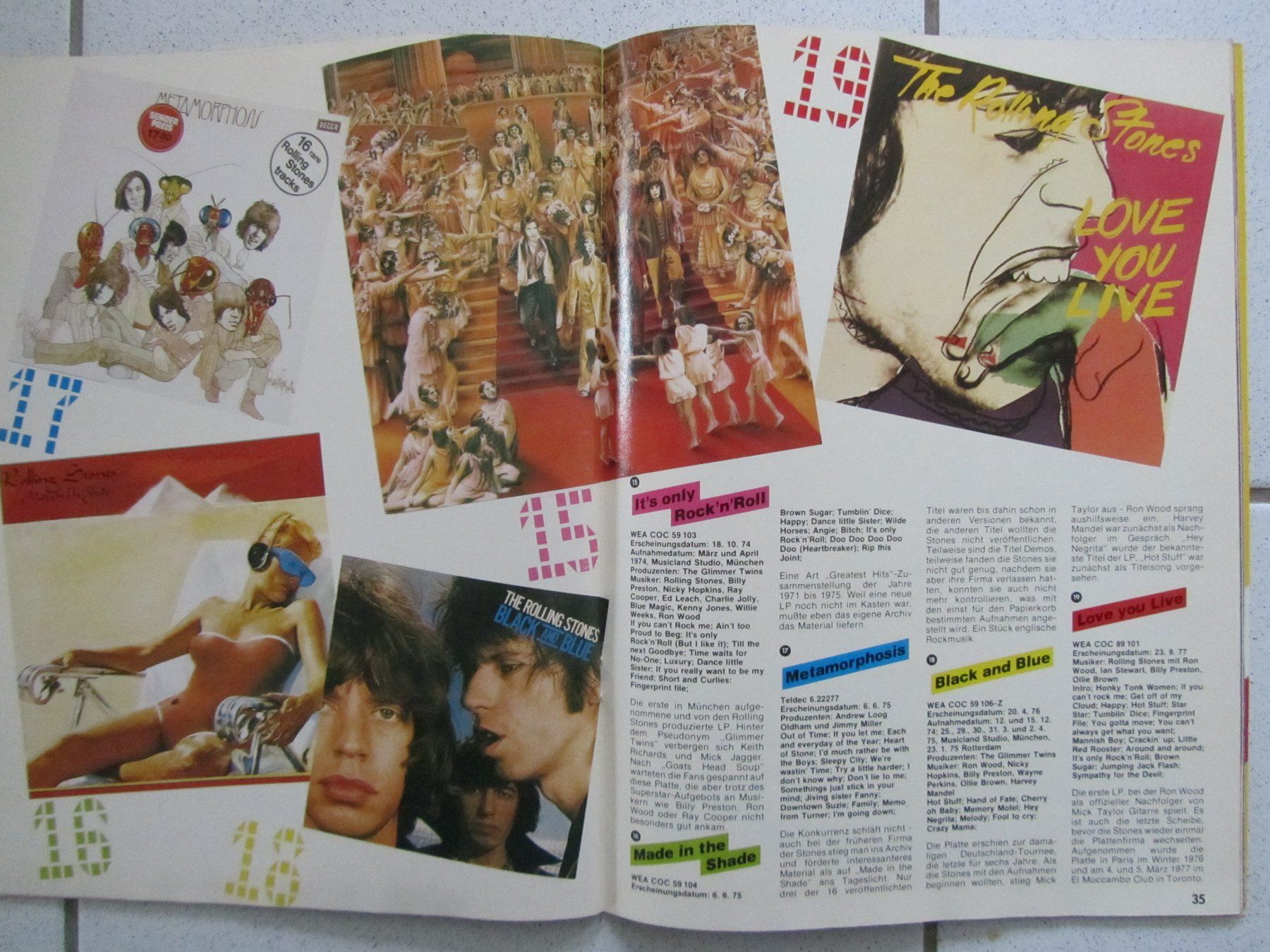 Riviste & Magazine: Rolling Stones, Magazin von ca. 1982 / 1983 – Usato da Weiningen ZH venduto da dietsch57 7