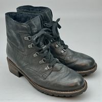 Bottines d'hiver GABOR en cuir noir, Pointure 37
