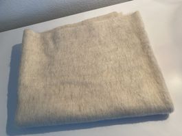 Jetzt noch!!! Stoff Wollgemisch natur ca. 60x145cm