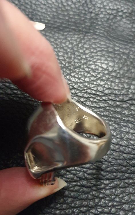 Neu: Skull Ring Gr. 59 / Silber 925 6