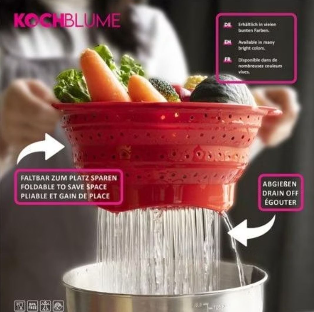 Elettrodomestici da cucina: Kochblume Faltsieb zum mitkochen – Usato da Fislisbach venduto da Chruselibike 5