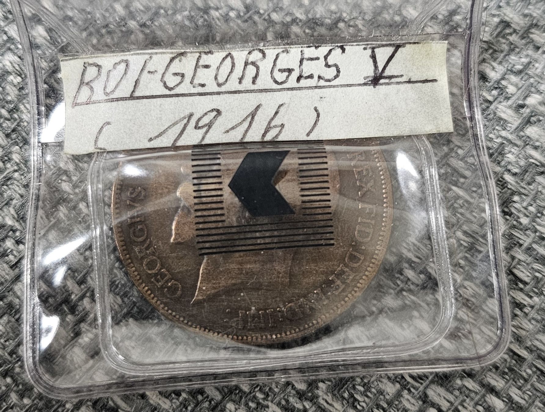 Tutti le monete: ONE PENNY 1916  GEORGES V – Usato da Genève venduto da Fresko01 2