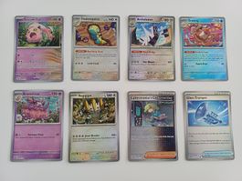 8 Prismatic Evolutions Pokeball Karten
