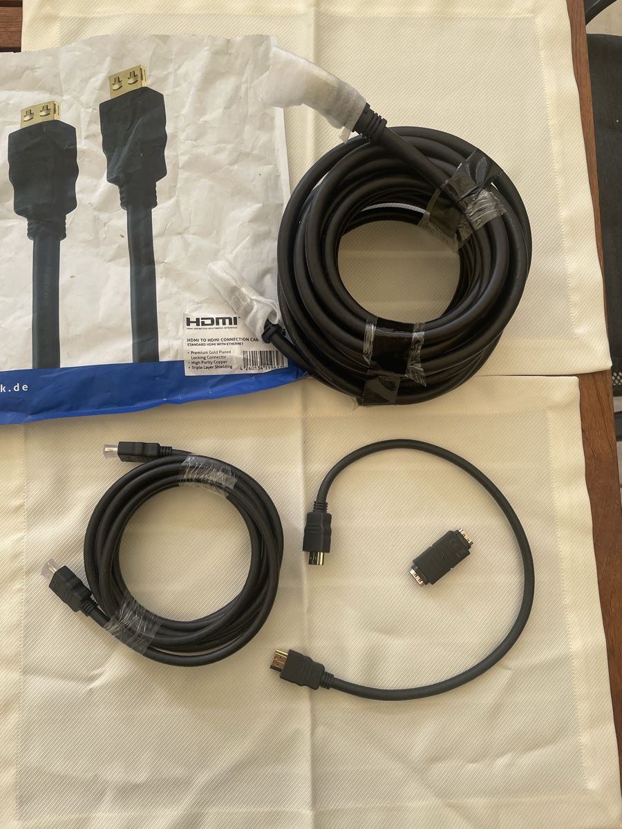 Cavi: HDMI Kabel 7,5 m / 1,5 m / 60 cm – Nuovo e nell'imballaggio originale da Widnau venduto da san_qd7m