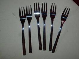 6 Kuchengabeln WMF Cromargan Palermo