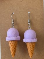 Glace Cornet Ohrringe Süss Sommer Style Boho Versch. Farben