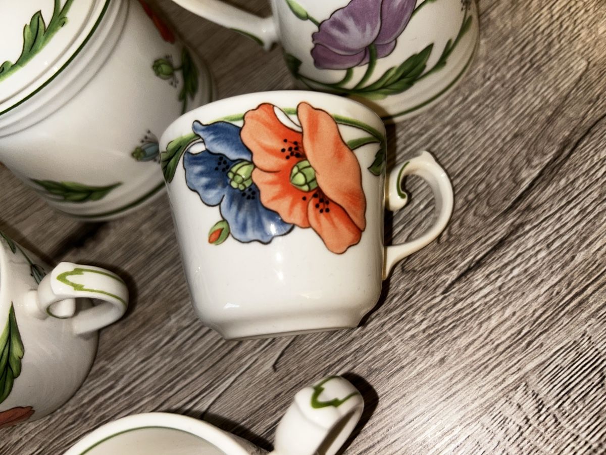 Villeroy & Boch Set di piatti: Teeset Villeroy & Boch, 6 Teilig – Nuovo (secondo la descrizione) da Hallwil venduto da Zoeizy 6