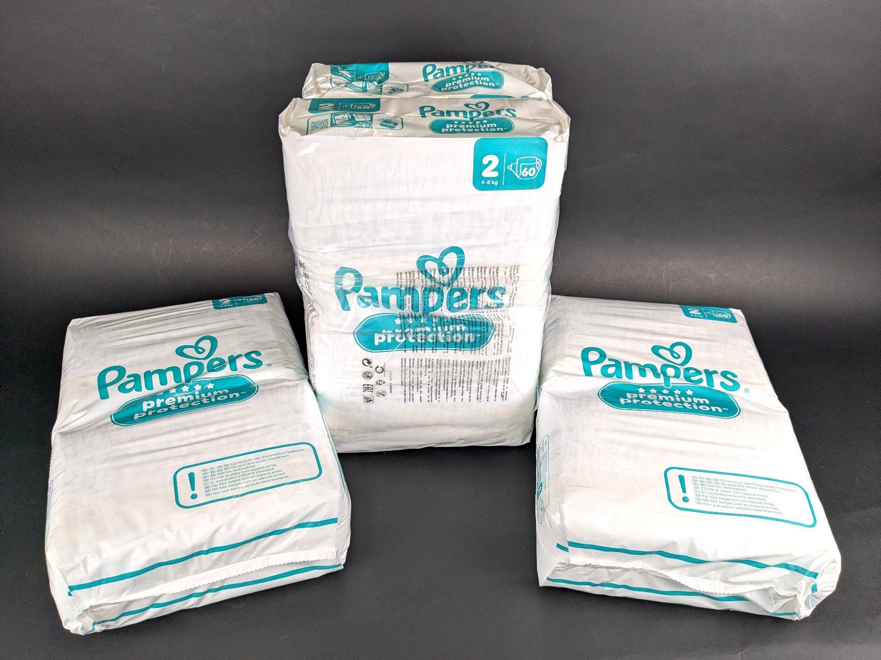 Pampers Secchi per pannolini & Pannolini: PAMPERS Premium Protections Gr 2 – Nuovo (secondo la descrizione) da Dintikon venduto da Restwert_Dintikon