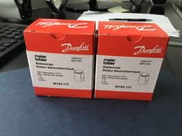 2 Danfoss ABN Stellantrieb für Fuss-Bodenheizung 230 V.