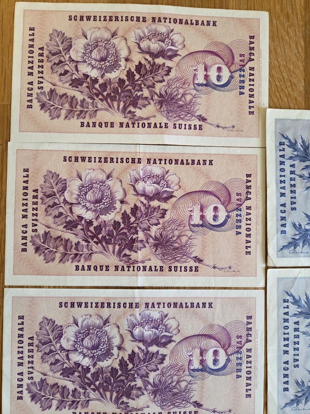 Banknoten: Schweizer Banknoten 10 und 20 Franken Konvolut.. – Gebraucht aus Stans von Ducati16 2