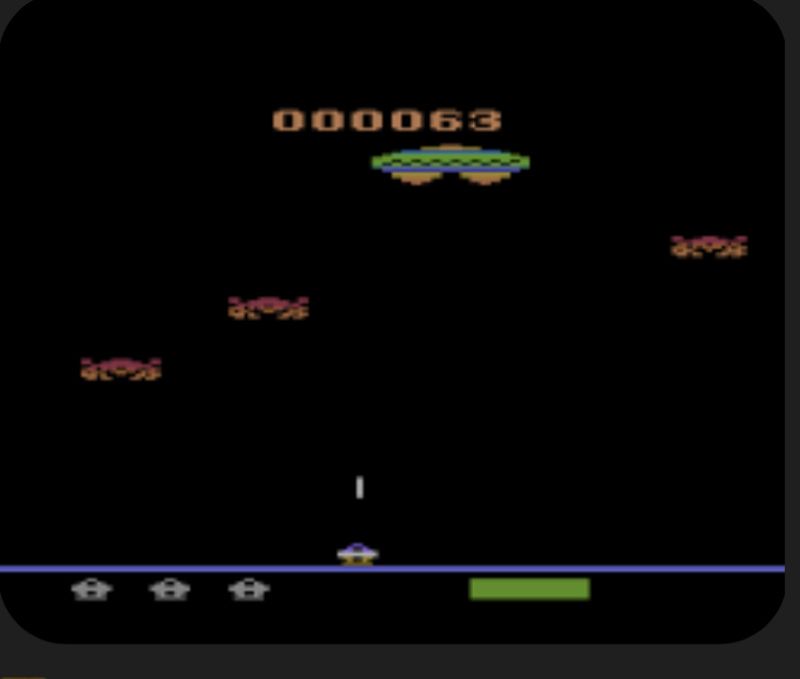 Atari Spiele: Invasion der UFOs für Atari 2600 – Gebraucht aus Kestenholz von Matti_10 2