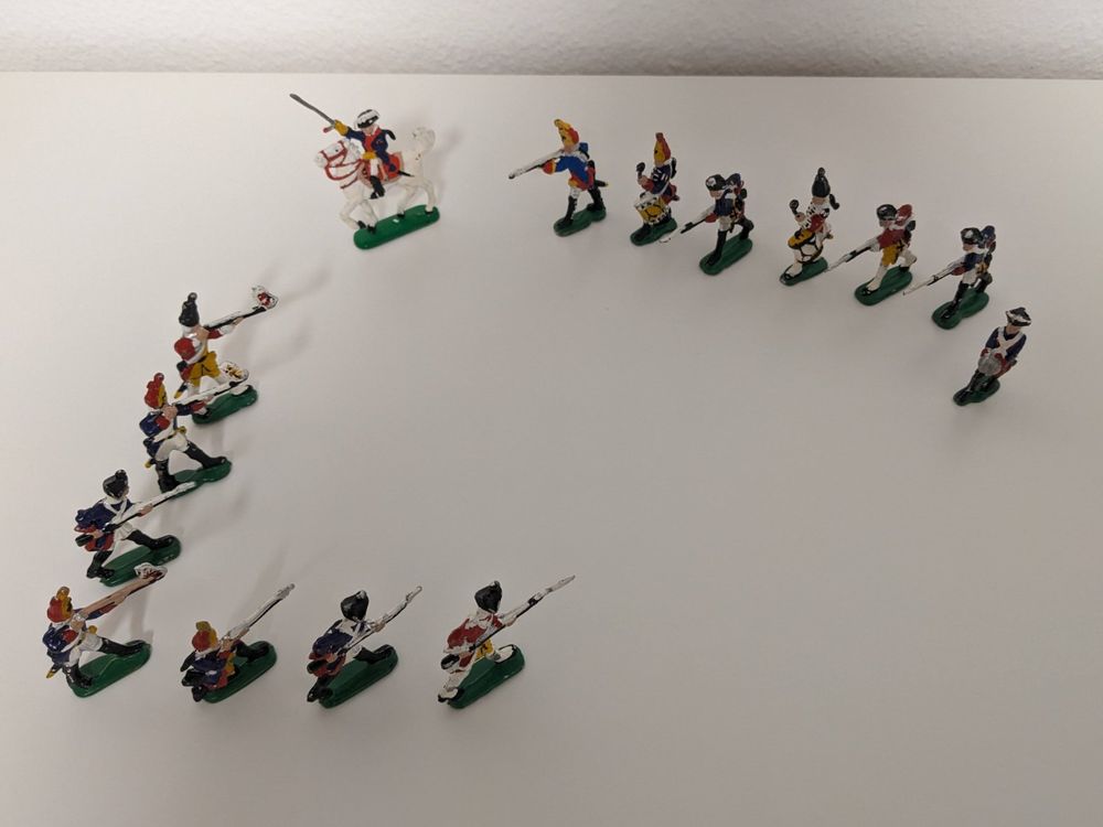Jouets: Metallfiguren Soldaten Set, Handbemalt, antik – D'occasion à Zürich par Good_old_days 1