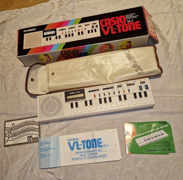 Casio VL-Tone VL-1 Vintage Keyboard mit OVP & Zubehör!80er.J | Kaufen ...