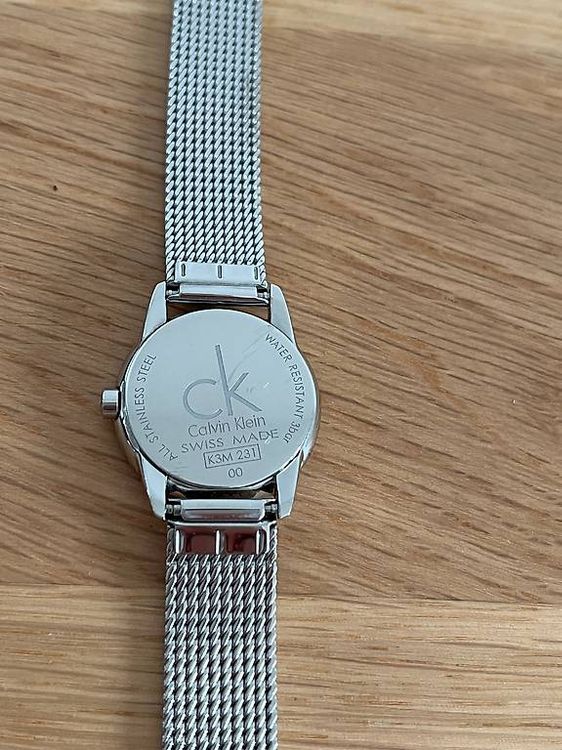 Watches Ck Damenuhr Silber Uhren Damenuhr Calvin Klein Uhr Glam