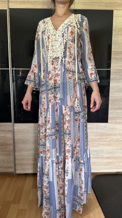 Robe d’été, viscose, taille S, neuf 