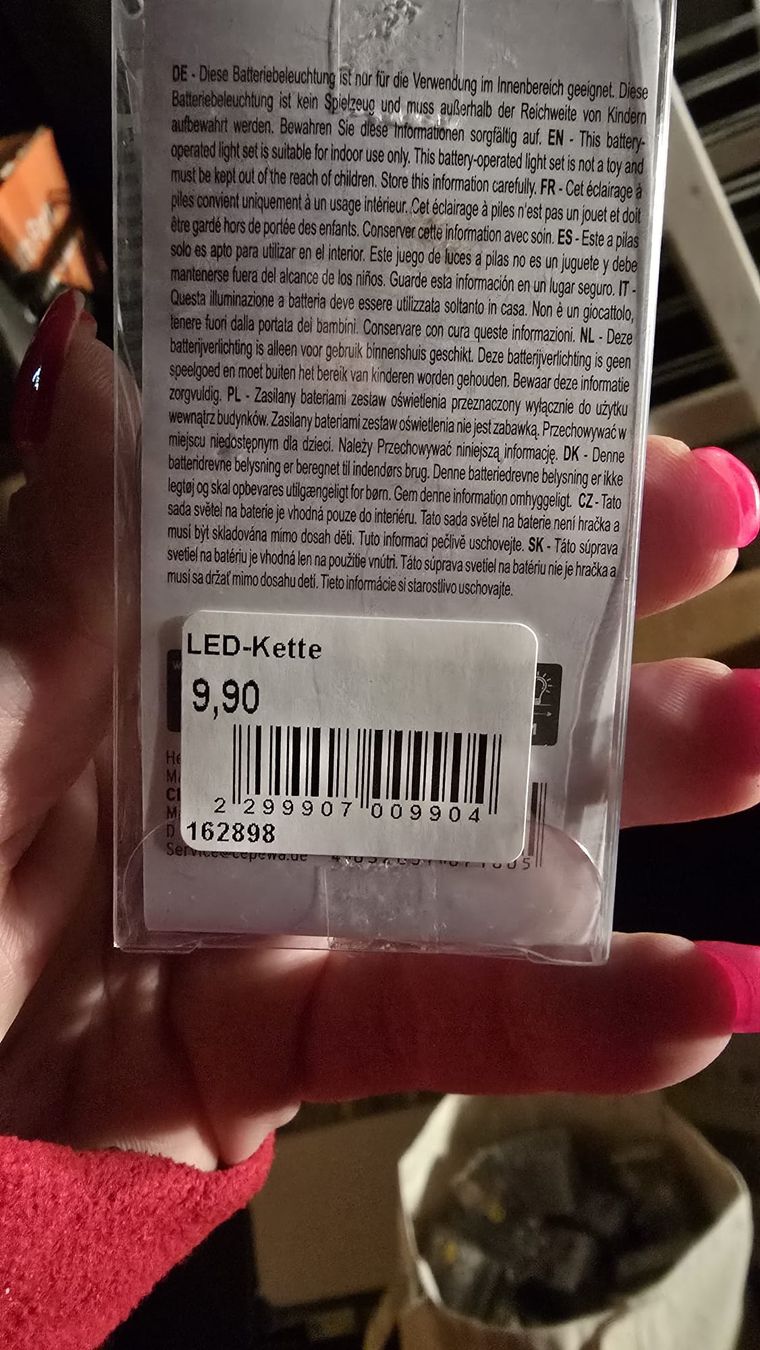 Alle Dekorationen: Restposten 100 LED Lichterketten mit Timer 2.20m Warmweiss – Neu und originalverpackt aus Dussnang von kevin0812 1