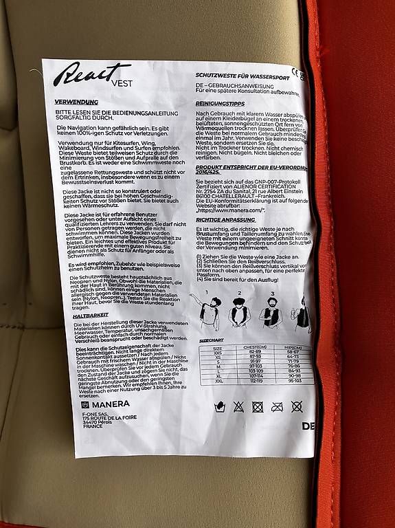 Schwimmwesten: Manera - Open Sea Impact Vest – Gebraucht aus Bern von joba85 4