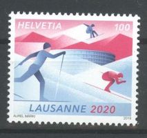 2019, Sondermarke Olympische Jugend-Winterspiele 2020 **