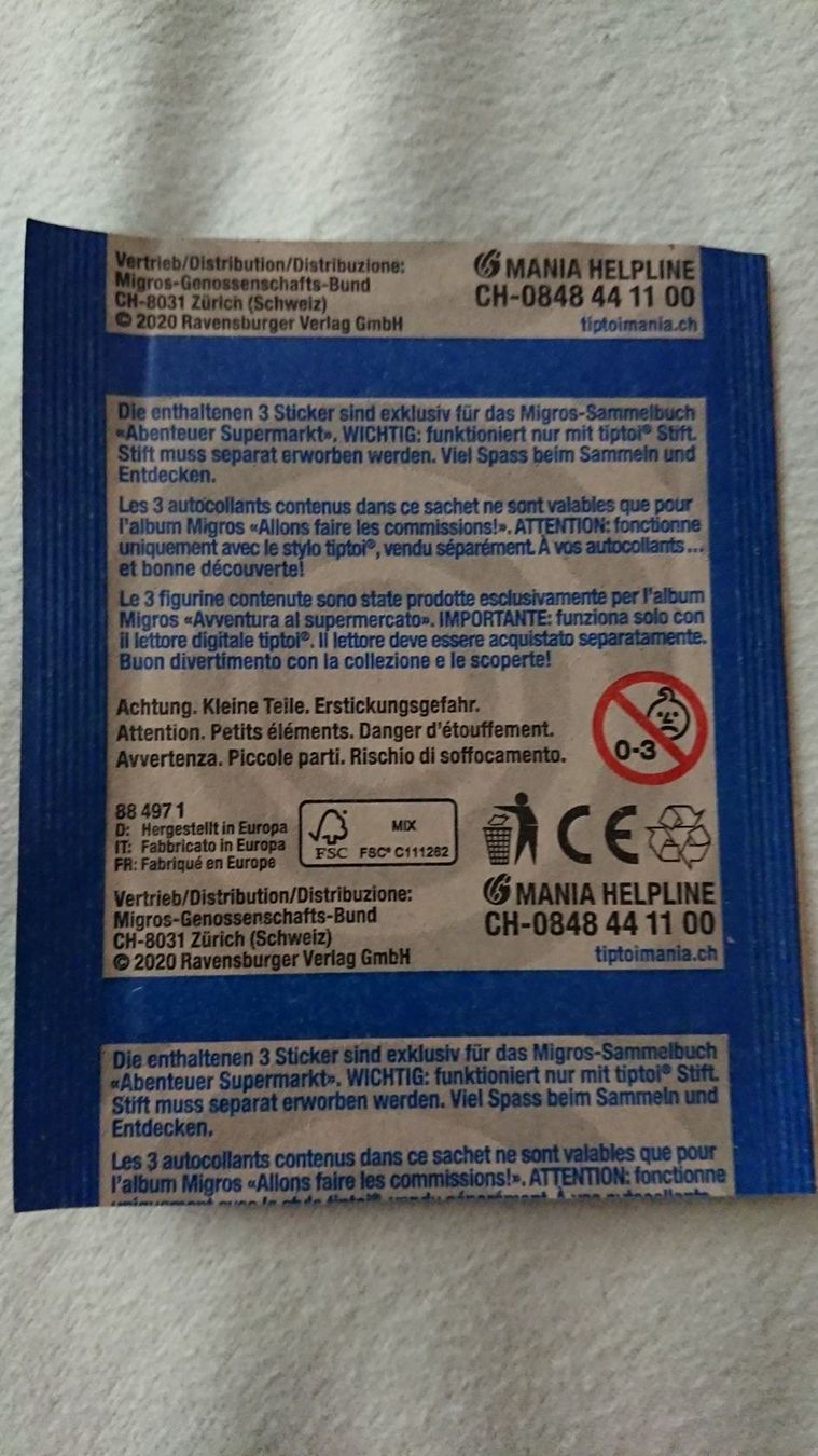 Carte collezionabili: Migros Tip-top Mania – Nuovo e nell'imballaggio originale da Cortaillod venduto da signep 2