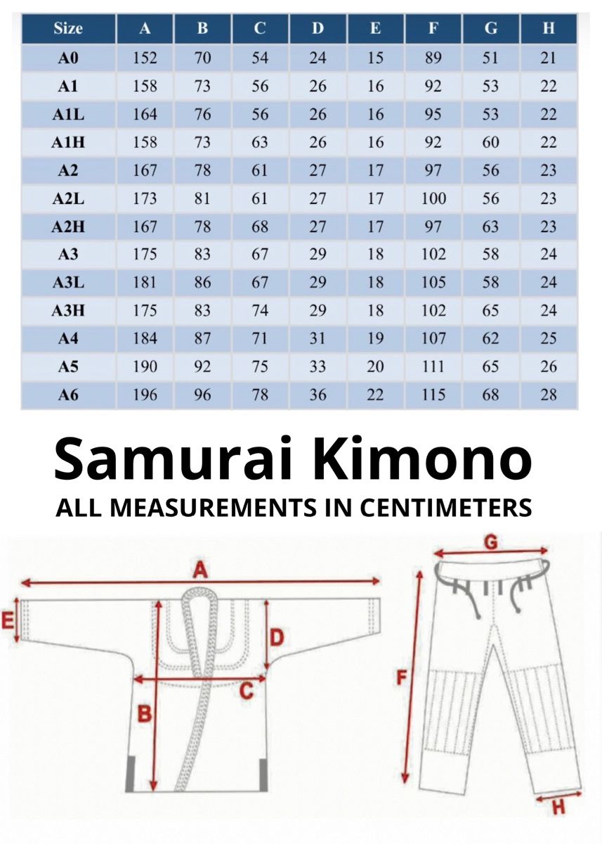 Kimonos: Kimono de jiu-jitsu brésilien SAMURAI A1 - A2 - A3 - A4 – Neu und originalverpackt aus Meyrin von LionheartFightwear 7