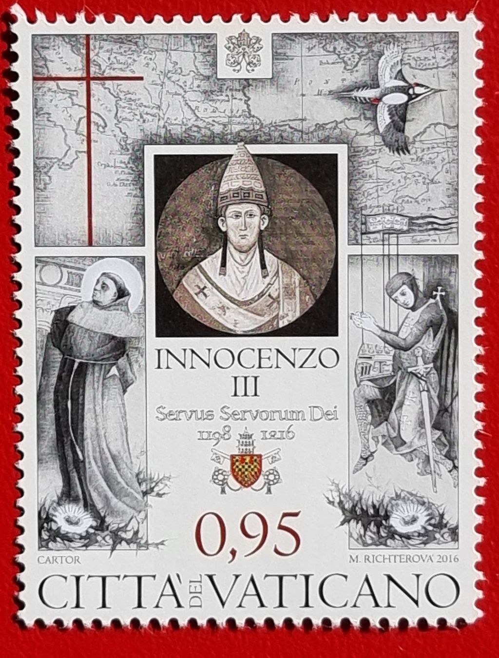 Tutti i francobolli: VATIKAN PAPST INNOZENZ III 2016** POSTFRISCH – Nuovo (secondo la descrizione) da Düdingen venduto da Quartierstrasse