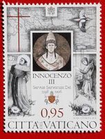 VATIKAN PAPST INNOZENZ III 2016** POSTFRISCH