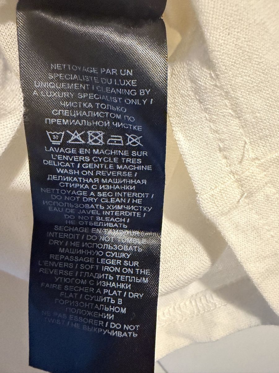 Balmain T-shirt: Maglietta Balmain Paris Uomo M cotone bianco – Usato da Lugano venduto da can_xdd8 5
