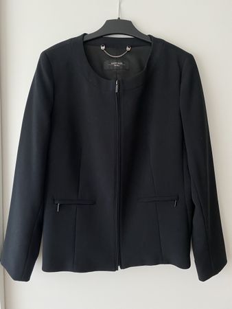 Max Mara Übergangsjacke/Blazer, Gr. 42, schwarz, top Zustand