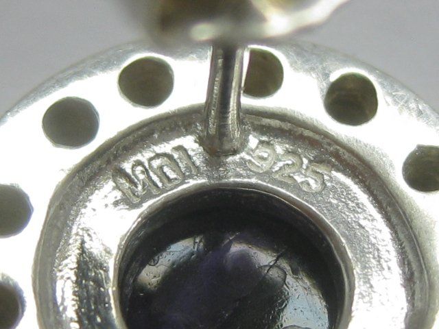 Orecchini pendenti & Orecchini a lobo: Vintage Ohrringe Ohrstecker Silber 925 Design MDI Amethyst – Usato da Ermatingen venduto da Decovin 7