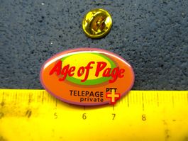 TELPAGE PRIVATE PTT SCHWEIZ PIN AGE OF PAGE
