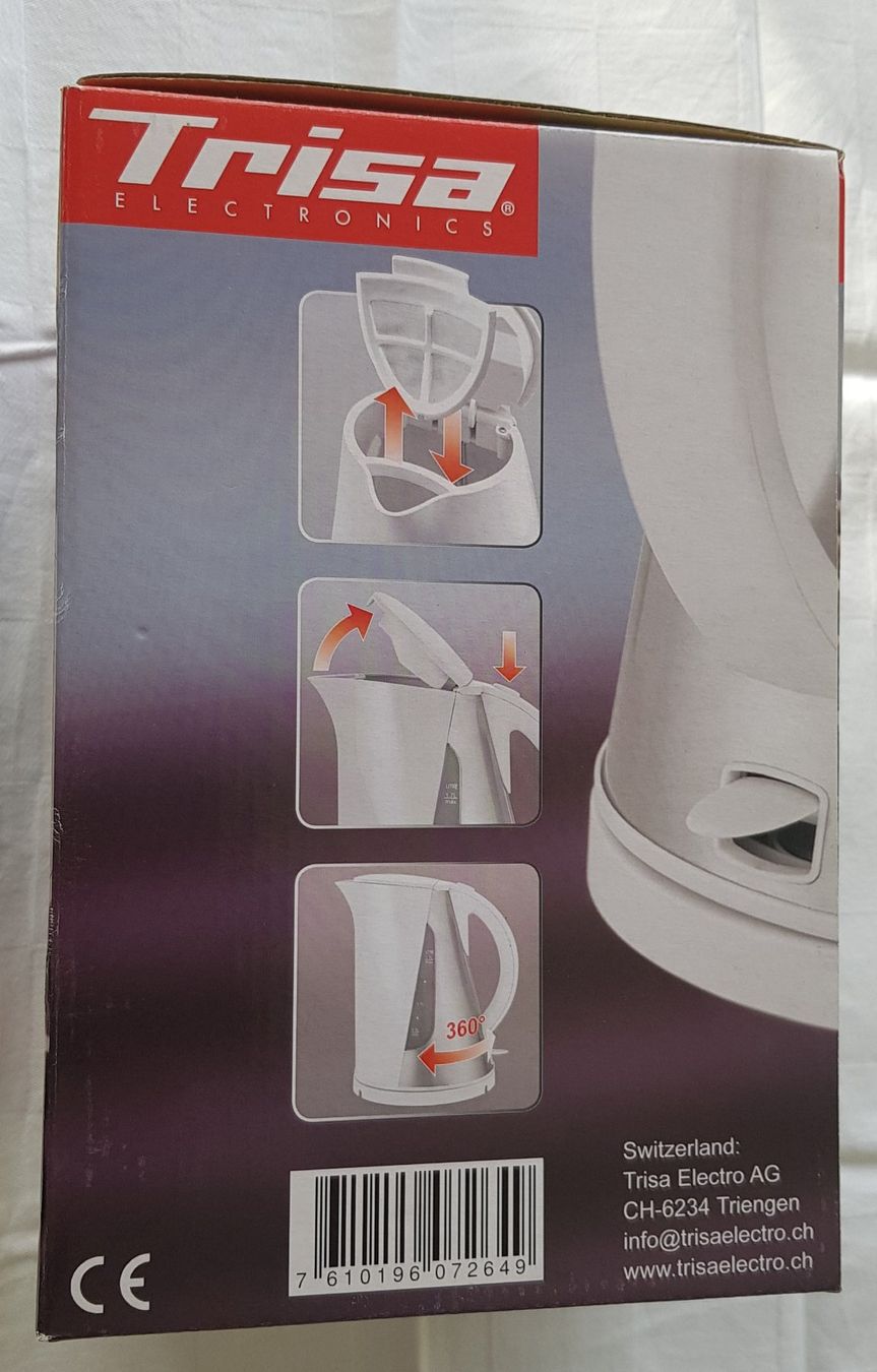 Trisa Bollitori: Wasserkocher Trisa Eco Boil – Nuovo e nell'imballaggio originale da Reinach AG venduto da vier-pfoten 2