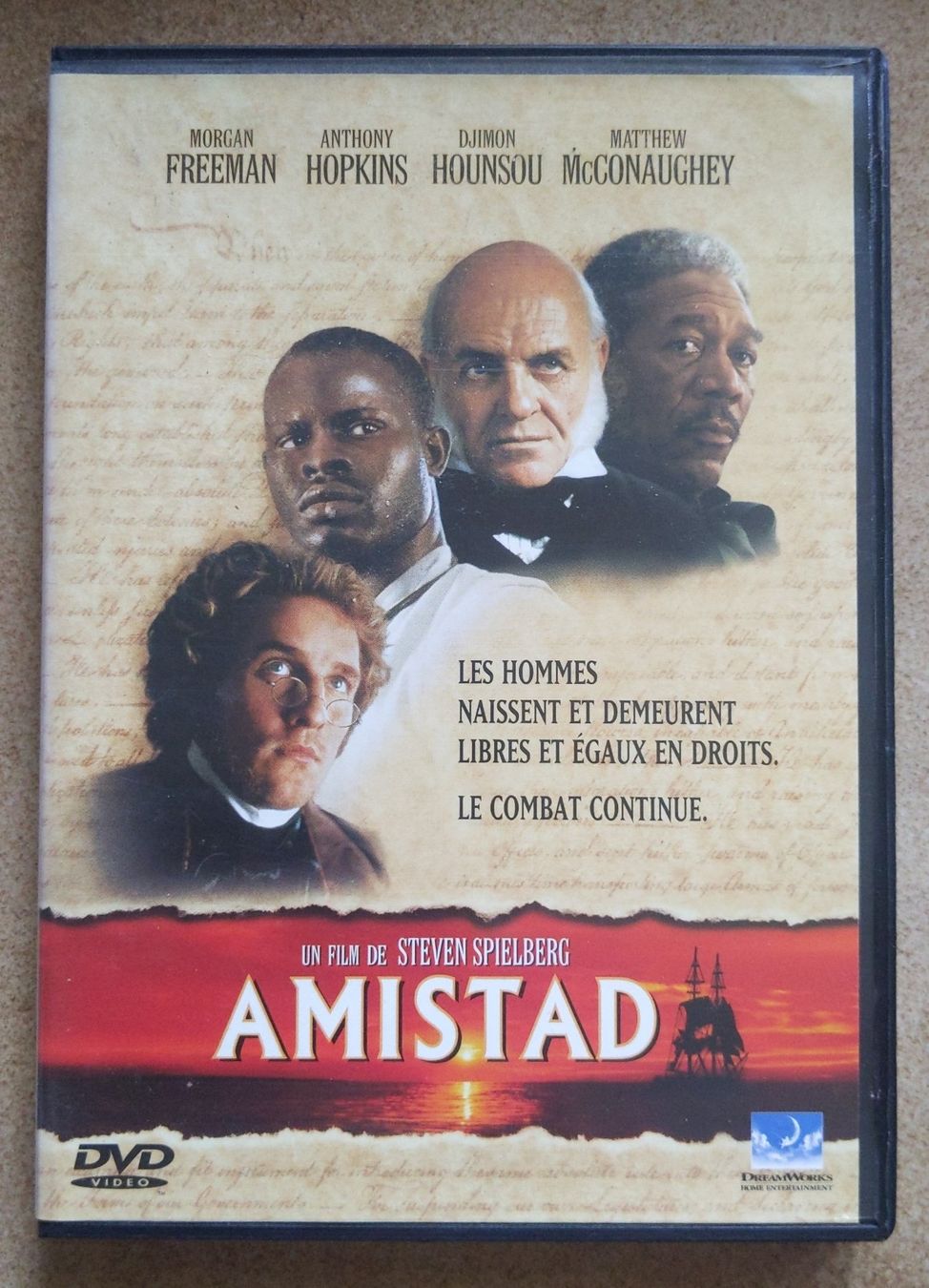 Tous les DVDs: DVD Amistad -  Steven Spielberg – D'occasion à Orsieres par IndianaJones50a