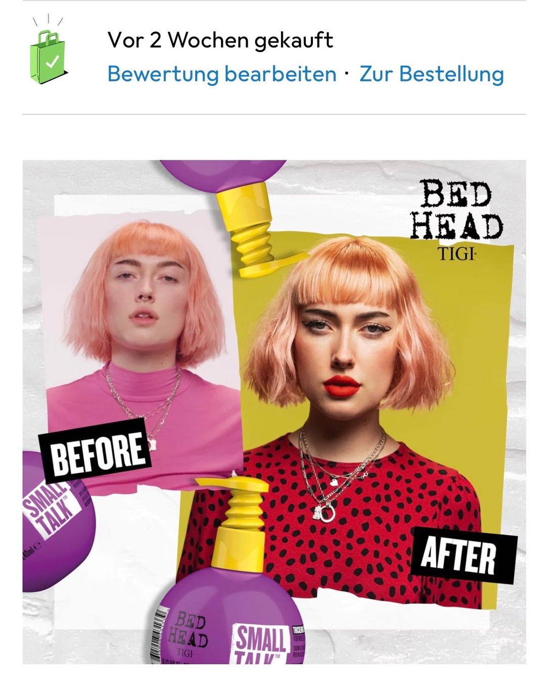 Altro per la cura del corpo: Bed Head Small Talk Haarcreme – Nuovo (secondo la descrizione) da Zürich venduto da Jaskam 5