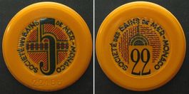 MONACO Jeton 5 Francs o.J. (1935) SOCIETE DES BAINS DE MER