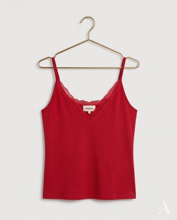 Débardeur rouge Artlove - bon état - taille M