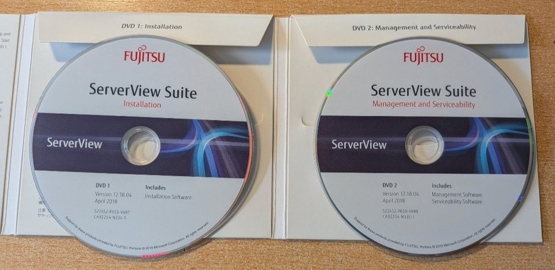 Fujitsu Serveurs: 2x Fujitsu ServerView Suite - SVS 12.18.04 & SVS 12.17.07 – D'occasion à Cernier par Poussetofiol 2