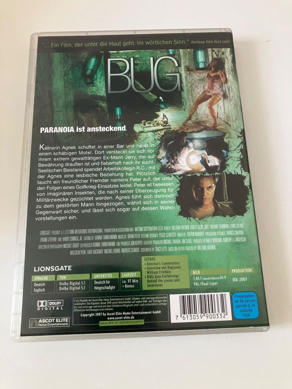 Alle DVDs: Bug [DVD] Ashley Judd, Michael Shannon – Gebraucht aus Arbon von HelFer01 1